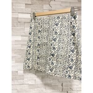 Free People Modern Femme Mini Skirt Size 0 Floral Stretch Zipper Casual …